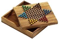 Philos Spiel Philos 6332 - Halma, Reisespiel aus Holz