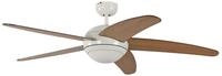 Pepeo Deckenventilator Deckenventilator Melton Wei&szlig; / Ahorn mit Licht