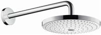 hansgrohe Kopfbrause Raindance Select S 240, 2jet mit Brausearm - Wei&szlig; / Chrom