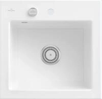 Villeroy & Boch K&uuml;chensp&uuml;le 3315 02 R1, Rechteckig, 52.5/22 cm, Subway Serie,