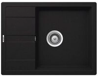 Schock Einbausp&uuml;le Einbausp&uuml;le Manhattan D-100 A Onyx - Auflagesp&uuml;le