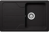Schock Einbausp&uuml;le Einbausp&uuml;le Formhaus D-100S A Nero - Auflagesp&uuml;le