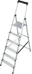 KRAUSE Stehleiter Solidy, Aluminium, 1x6 Stufen, Arbeitsh&ouml;he ca. 327 cm
