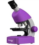BRESSER junior Mikroskop 40x-640x Lila Auf- und Durchlichtmikroskop