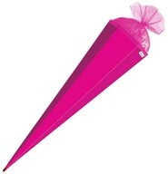 Roth Schult&uuml;te Bastelt&uuml;te Pink, 85 cm, eckig, mit T&uuml;llverschluss, Rot(h)-Spitze