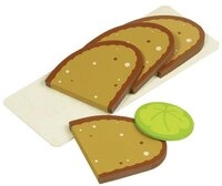 goki Kaufladensortiment goki Brotscheiben, 4 Scheiben, 1 Salatblatt