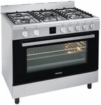 Oranier Elektro-Standherd Koch-Back-Station FZE 1599 Edelstahl Erdgas 90cm, mit