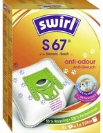 Swirl Staubsaugerbeutel Swirl S 67 EcoPor Anti Odour Staubsaugerbeutel 4 St.