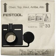 FESTOOL Filterbeutel 452971 5 St.