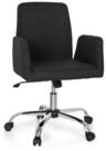 hjh OFFICE Drehstuhl Home Office B&uuml;rostuhl Flow Stoff mit Armlehnen (1 St),