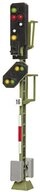 Viessmann Modelleisenbahn-Signal Licht-Ausfahrsignal der DB mit Vorsignal, 10...