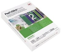 GBC Laminierger&auml;t Laminierfolie Peel'n Stick ibico A4 gl&auml;nzend, 100er 3747243