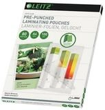 LEITZ Laminierfolie iLAM, A4, 80 &micro;m, 100 St., A4, 80 mic, gl&auml;nzend, abheftbar
