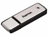 Hama USB-Stick Fancy", USB 2.0, 64 GB, 10MB/s, Schwarz/Silber USB-Stick
