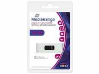 Mediarange Mediarange USB Stick 16GB Speicherstick silber USB 3.0 USB-Stick