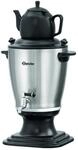Bartscher Samowar Samowar 3,2L, mit Steingut Teekanne 0,8L, Edelstahl, 191004
