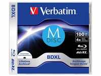 Verbatim Blu-ray-Rohling M-Disc BR-D XL 100GB 4x 1er, Bedruckbar