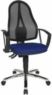 TOPSTAR B&uuml;rostuhl B&uuml;rostuhl Point 60 Netz Plus, G260 blau, chrom Stoff