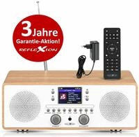 Reflexion HRA23INT Stereo DAB+ Radio mit CD-Player, Bluetooth, UKW, USB und AUX