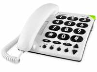 Doro PhoneEasy 311c weiß Seniorentelefon (Regelbare Klingellautstärke,