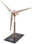 Pebaro 3D-Puzzle Solar Holzbausatz Windrad, 834/2, 16 Puzzleteile