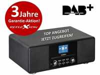 Reflexion Reflexion HRA19DAB/BK Tischradio DAB+, UKW AUX, Bluetooth®, CD Schwa...