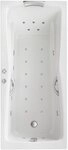 OTTOFOND Whirlpool-Badewanne Atlanta, (Set), 180x80 cm, inkl. 1 Nackenst&uuml;tze...