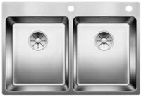 Blanco Edelstahlsp&uuml;le ANDANO 340/340-IF/A Edelstahl Seidenglanz mit InFino