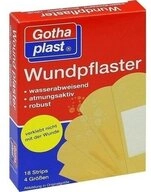 Gothaplast GmbH Wundpflaster GOTHAPLAST Wundpfl.wasserfest 4 Gr&ouml;&szlig;en 18St