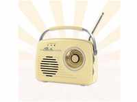 EASYmaxx 50er Jahre Retro-Radio (Retro in Vanille)