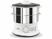 Tefal Dampfgarer VC1451 Convenient Series, 900 W, 2 Edelstahlbehälter, 6...