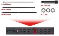 KS Tools Werkzeugset KS Tools Universal Gl&uuml;hkerzenspitzen-Ausbohrsatz M8 x 1,0