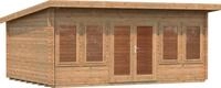 Palmako Gartenhaus Lisa, BxT: 578x447 cm, (Set), 19,4 m&sup2;, mit Fu&szlig;boden im