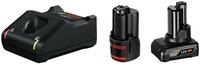 BOSCH Standard Starter Set 1x2.0Ah + 1x4.0Ah +GAL 12V-40 Akku