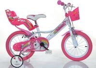 Dino Bikes Kinderfahrrad 16" Unicorn Einhorn Kinderfahrrad M&auml;dchenfahrrad Freilauf