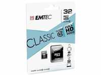 EMTEC microSDClass10 Classic Speicherkarte (32 GB, Class 10, 30 MB/s