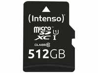 Intenso microSDHC UHS-I Premium + SD-Adapter Speicherkarte (512 GB, 45 MB/s