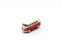 Schuco Modellbausatz VW T1 Bus Rot/Wei&szlig; / 1:64, Ma&szlig;stab 1:64
