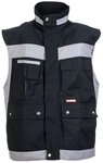 Planam Arbeitsweste PLANAM Herren Weste PLALINE Canvas Schwarz/Zink