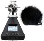 Zoom Audio Zoom H3-VR 360&deg; Audio-Recorder mit Fell-Windschutz Digitales