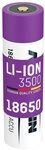 ANSMANN AG 18650 Li-Ion Akku 3.6V, 3500 mAh, Safetyboard f&uuml;r Taschenlampe etc....