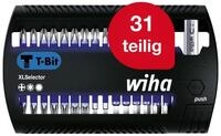 Wiha Bit-Set XLSelector (41830) - 32 tlg., T-Bit 25 mm PH, TORX, Sechskant 1/4"...