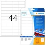 HERMA Etiketten Etiketten Folie wei&szlig; 48,3x25,4mm Special A4 LaserCopy VE=440 St&uuml;ck
