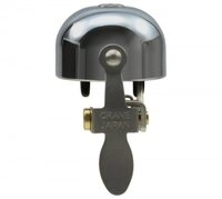 Crane Bell Co Fahrradklingel E-NE Chrome, &Oslash; Klemmung: 22.2mm bis 31.8mm