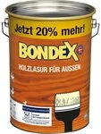 Bondex Lasur Bondex Holzlasur f&uuml;r Au&szlig;en 4,8 L dunkelgrau