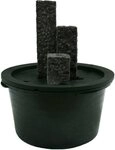 Ubbink Gartenbrunnen Taranto, 12 cm Breite, Wasserbecken BxT: 68x68 cm,