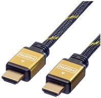 ROLINE GOLD HDMI High Speed Kabel mit Ethernet, 10 m 11.04.5506 HDMI-Kabel, 4K UHD,