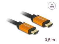 Delock 85726 - High Speed HDMI Kabel 48 Gbps 8K 60 Hz 0,5... HDMI-Kabel, HDMI,...