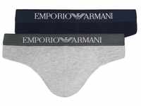 Emporio Armani Slip Pure Cotton Brief (2-St) ohne störende Gesäßnaht