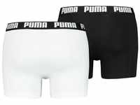 PUMA Boxer (Packung, 2-St) weiß+schwarz, schwarz|weiß